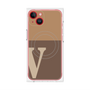 プレミアムパネル with MagSafe［ オリジナル - initial two tone - V brown ］