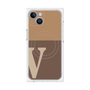 プレミアムパネル with MagSafe［ オリジナル - initial two tone - V brown ］