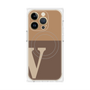 プレミアムパネル with MagSafe［ オリジナル - initial two tone - V brown ］