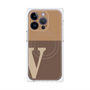 プレミアムパネル with MagSafe［ オリジナル - initial two tone - V brown ］