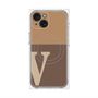 プレミアムパネル with MagSafe［ オリジナル - initial two tone - V brown ］