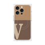 プレミアムパネル with MagSafe［ オリジナル - initial two tone - V brown ］