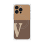 プレミアムパネル with MagSafe［ オリジナル - initial two tone - V brown ］