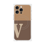 プレミアムパネル with MagSafe［ オリジナル - initial two tone - V brown ］
