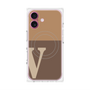プレミアムパネル with MagSafe［ オリジナル - initial two tone - V brown ］