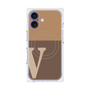 プレミアムパネル with MagSafe［ オリジナル - initial two tone - V brown ］