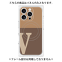 プレミアムパネル with MagSafe［ オリジナル - initial two tone - V brown ］