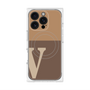 プレミアムパネル with MagSafe［ オリジナル - initial two tone - V brown ］