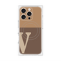 プレミアムパネル with MagSafe［ オリジナル - initial two tone - V brown ］