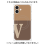 プレミアムパネル with MagSafe［ オリジナル - initial two tone - V brown ］