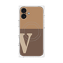 プレミアムパネル with MagSafe［ オリジナル - initial two tone - V brown ］