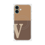 プレミアムパネル with MagSafe［ オリジナル - initial two tone - V brown ］