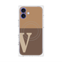 プレミアムパネル with MagSafe［ オリジナル - initial two tone - V brown ］