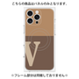 プレミアムパネル with MagSafe［ オリジナル - initial two tone - V brown ］