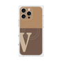 プレミアムパネル with MagSafe［ オリジナル - initial two tone - V brown ］