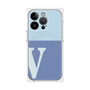プレミアムパネル with MagSafe［ オリジナル - initial two tone - V blue ］