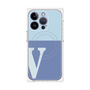 プレミアムパネル with MagSafe［ オリジナル - initial two tone - V blue ］