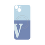 プレミアムパネル with MagSafe［ オリジナル - initial two tone - V blue ］