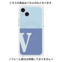 プレミアムパネル with MagSafe［ オリジナル - initial two tone - V blue ］