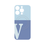 プレミアムパネル with MagSafe［ オリジナル - initial two tone - V blue ］