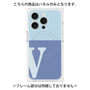 プレミアムパネル with MagSafe［ オリジナル - initial two tone - V blue ］