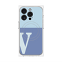 プレミアムパネル with MagSafe［ オリジナル - initial two tone - V blue ］