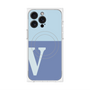 プレミアムパネル with MagSafe［ オリジナル - initial two tone - V blue ］