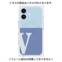 プレミアムパネル with MagSafe［ オリジナル - initial two tone - V blue ］
