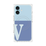 プレミアムパネル with MagSafe［ オリジナル - initial two tone - V blue ］