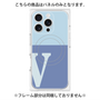 プレミアムパネル with MagSafe［ オリジナル - initial two tone - V blue ］