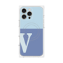 プレミアムパネル with MagSafe［ オリジナル - initial two tone - V blue ］