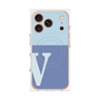 プレミアムパネル with MagSafe［ オリジナル - initial two tone - V blue ］