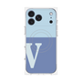 プレミアムパネル with MagSafe［ オリジナル - initial two tone - V blue ］