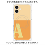 プレミアムパネル with MagSafe［ オリジナル - initial two tone - A orange ］