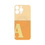 プレミアムパネル with MagSafe［ オリジナル - initial two tone - A orange ］