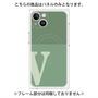 プレミアムパネル with MagSafe［ オリジナル - initial two tone - V green ］
