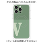 プレミアムパネル with MagSafe［ オリジナル - initial two tone - V green ］