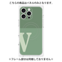 プレミアムパネル with MagSafe［ オリジナル - initial two tone - V green ］