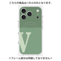 プレミアムパネル with MagSafe［ オリジナル - initial two tone - V green ］