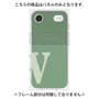 プレミアムパネル with MagSafe［ オリジナル - initial two tone - V green ］