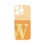 プレミアムパネル with MagSafe［ オリジナル - initial two tone - W orange ］