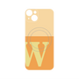 プレミアムパネル with MagSafe［ オリジナル - initial two tone - W orange ］