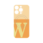 プレミアムパネル with MagSafe［ オリジナル - initial two tone - W orange ］