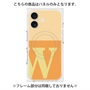 プレミアムパネル with MagSafe［ オリジナル - initial two tone - W orange ］