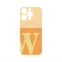 プレミアムパネル with MagSafe［ オリジナル - initial two tone - W orange ］