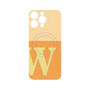 プレミアムパネル with MagSafe［ オリジナル - initial two tone - W orange ］