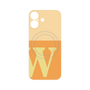 プレミアムパネル with MagSafe［ オリジナル - initial two tone - W orange ］