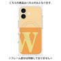 プレミアムパネル with MagSafe［ オリジナル - initial two tone - W orange ］