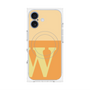 プレミアムパネル with MagSafe［ オリジナル - initial two tone - W orange ］