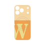 プレミアムパネル with MagSafe［ オリジナル - initial two tone - W orange ］